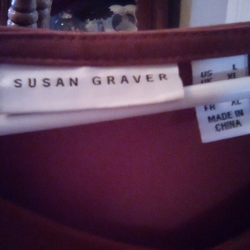 Susan Graver Midi Dress - Deep Red